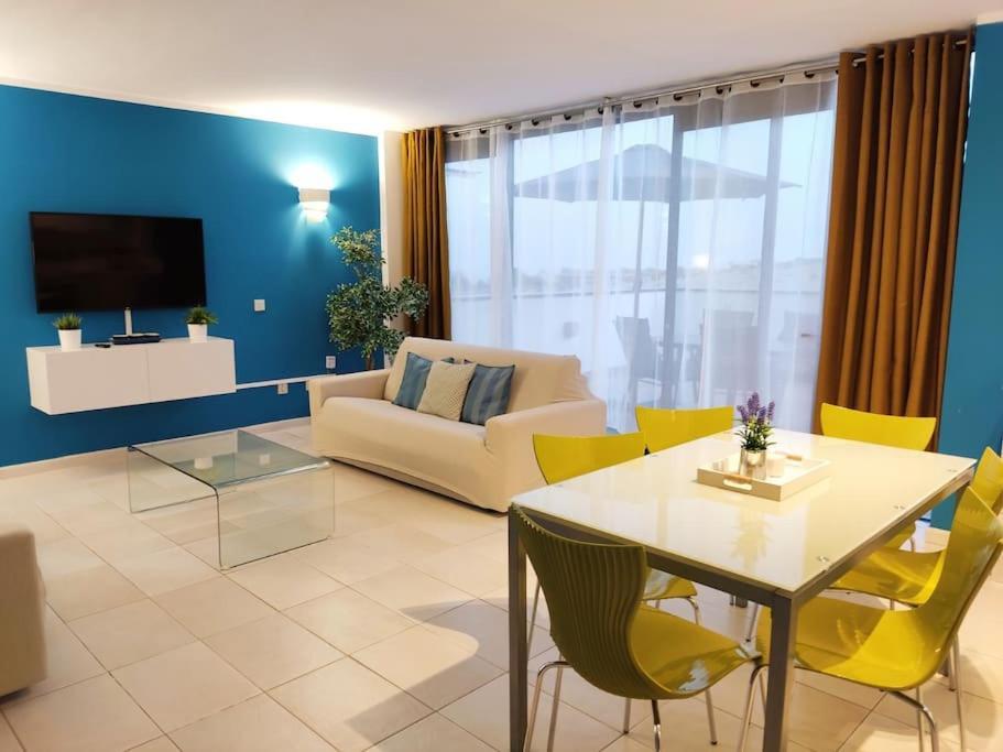 Casa Azul 2Bedroom Apartment & Ocean View Terrace Wifi Premium Costa Calma Bagian luar foto