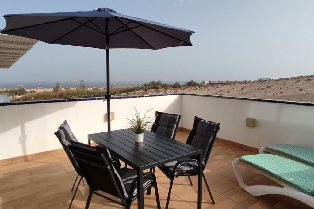 Casa Azul 2Bedroom Apartment & Ocean View Terrace Wifi Premium Costa Calma Bagian luar foto